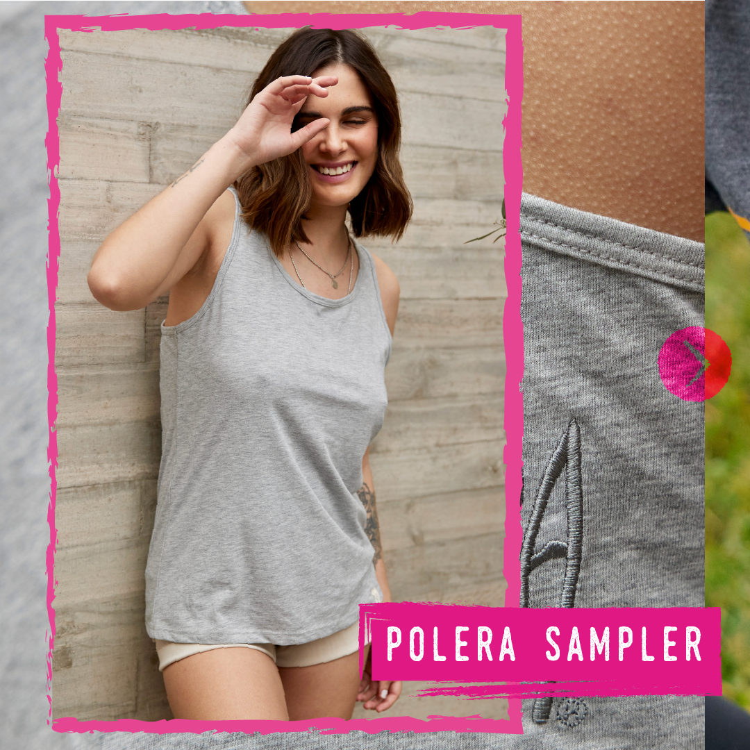 Polera Sampler Gris - Estilo deportivo y sofisticado para mujeres activas. Fácil de combinar y perfecta para todos los estilos.