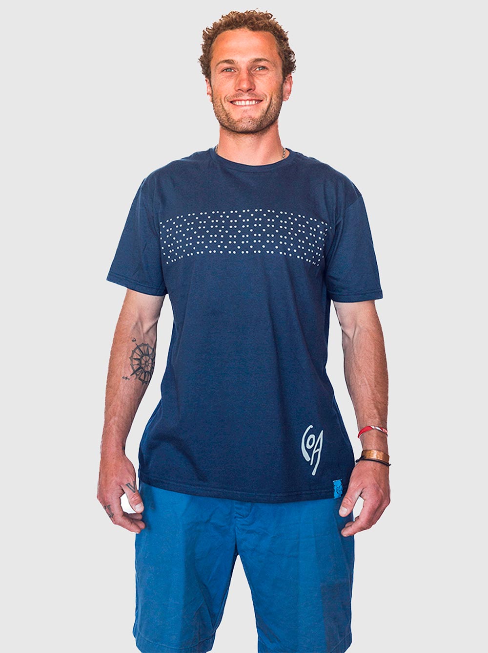 Polera Encierro Azul Marino