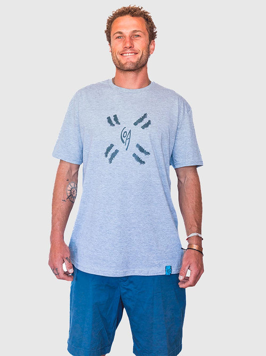 Polera Símbolo Destacador Grís