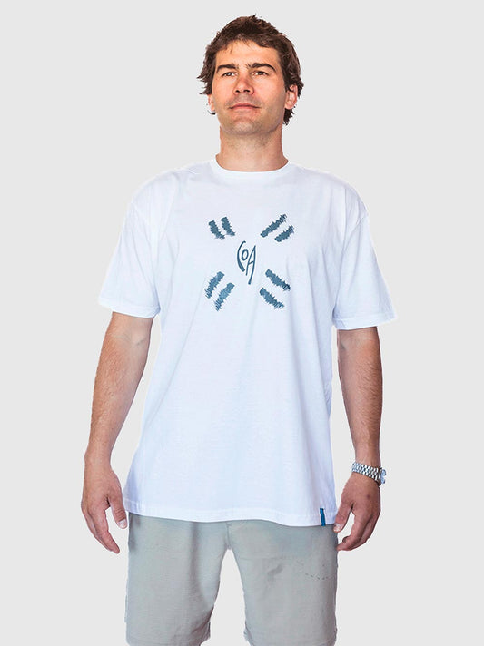 Polera Símbolo Destacador Blanca