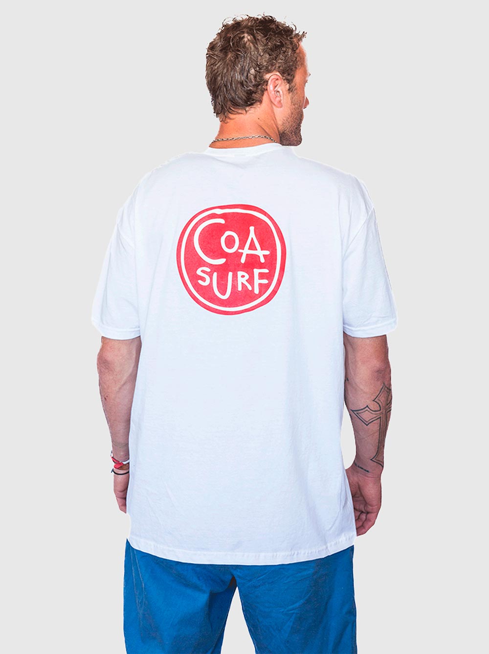 Polera COA Clásico Blanca