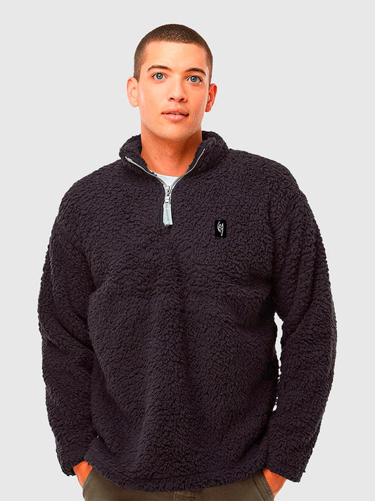 Polerón Sherpa Negro