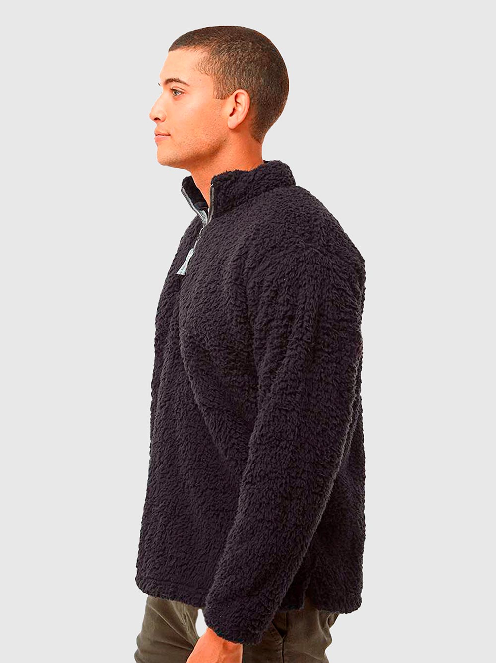 Polerón Sherpa Negro