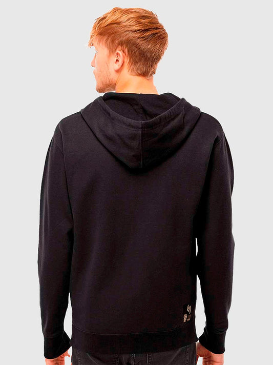 Polerón Capucha con Cierre Black