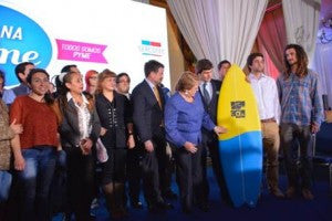 “COA Surf” fue reconocido por Michelle Bachelet