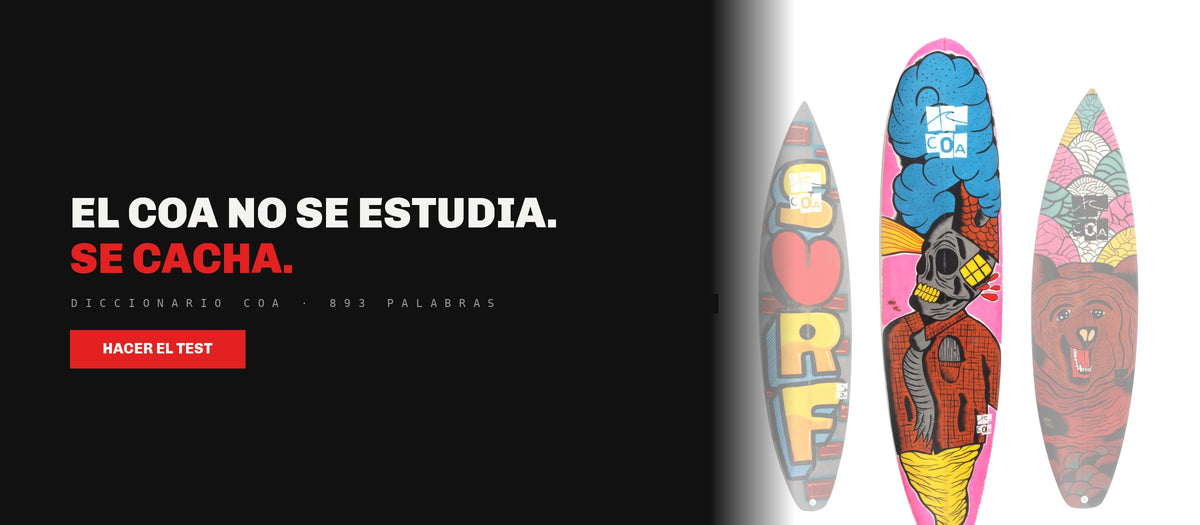 Banner COA: el coa no se estudia, se cacha. Diccionario coa con 893 palabras