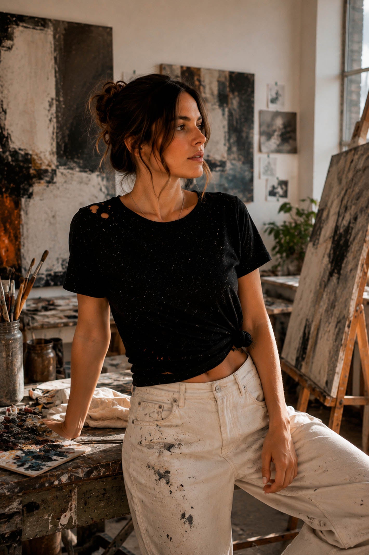 Polera CPF Charcoal