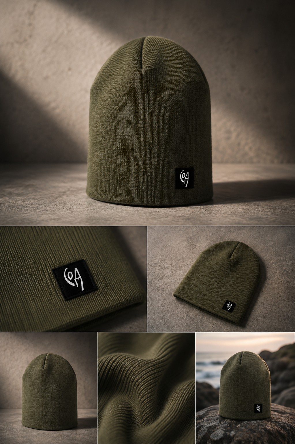 Gorro Lana Olive