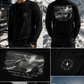 Polera manga larga COA Heli Ski, edición limitada, algodón, marca chilena de surf — vista frontal
