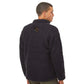 Polerón sherpa COA color negro, marca chilena de surf — vista trasera