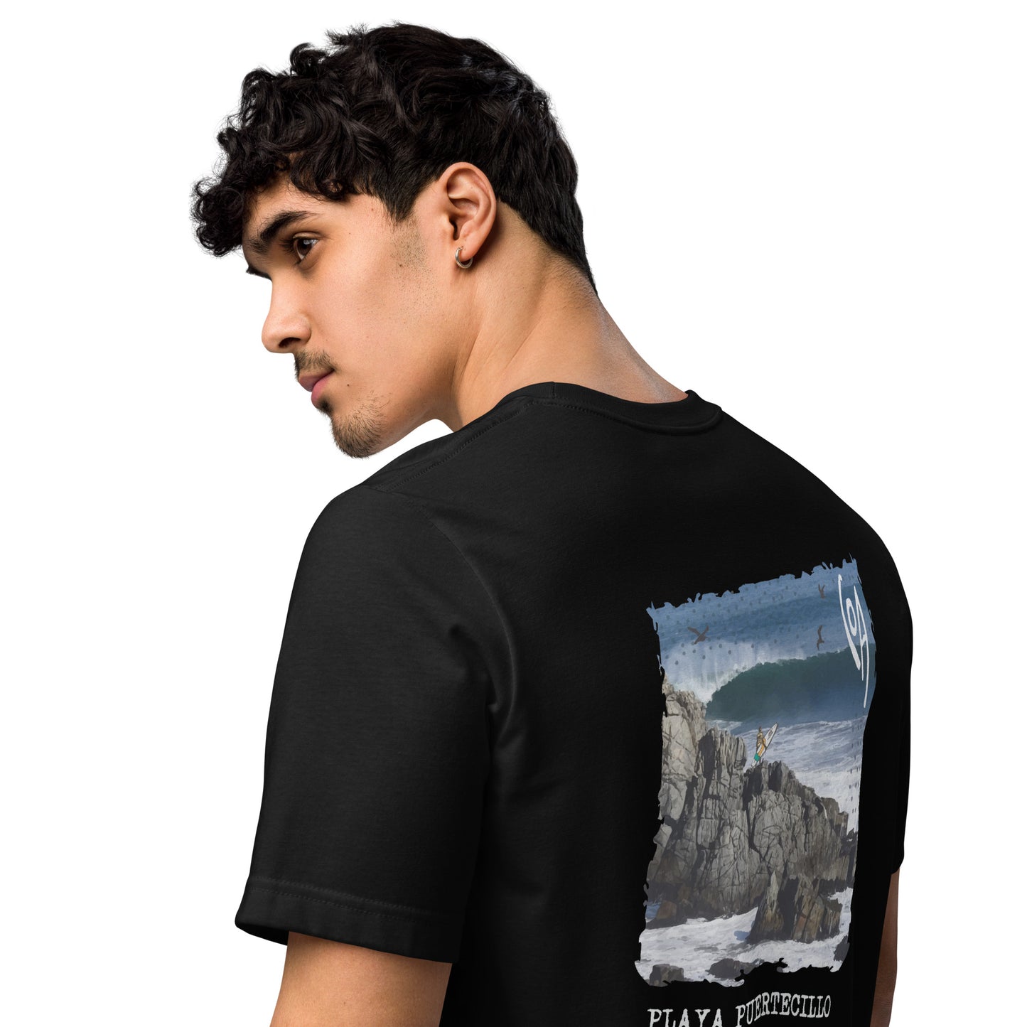 Puertecillo Balck eco t-shirt