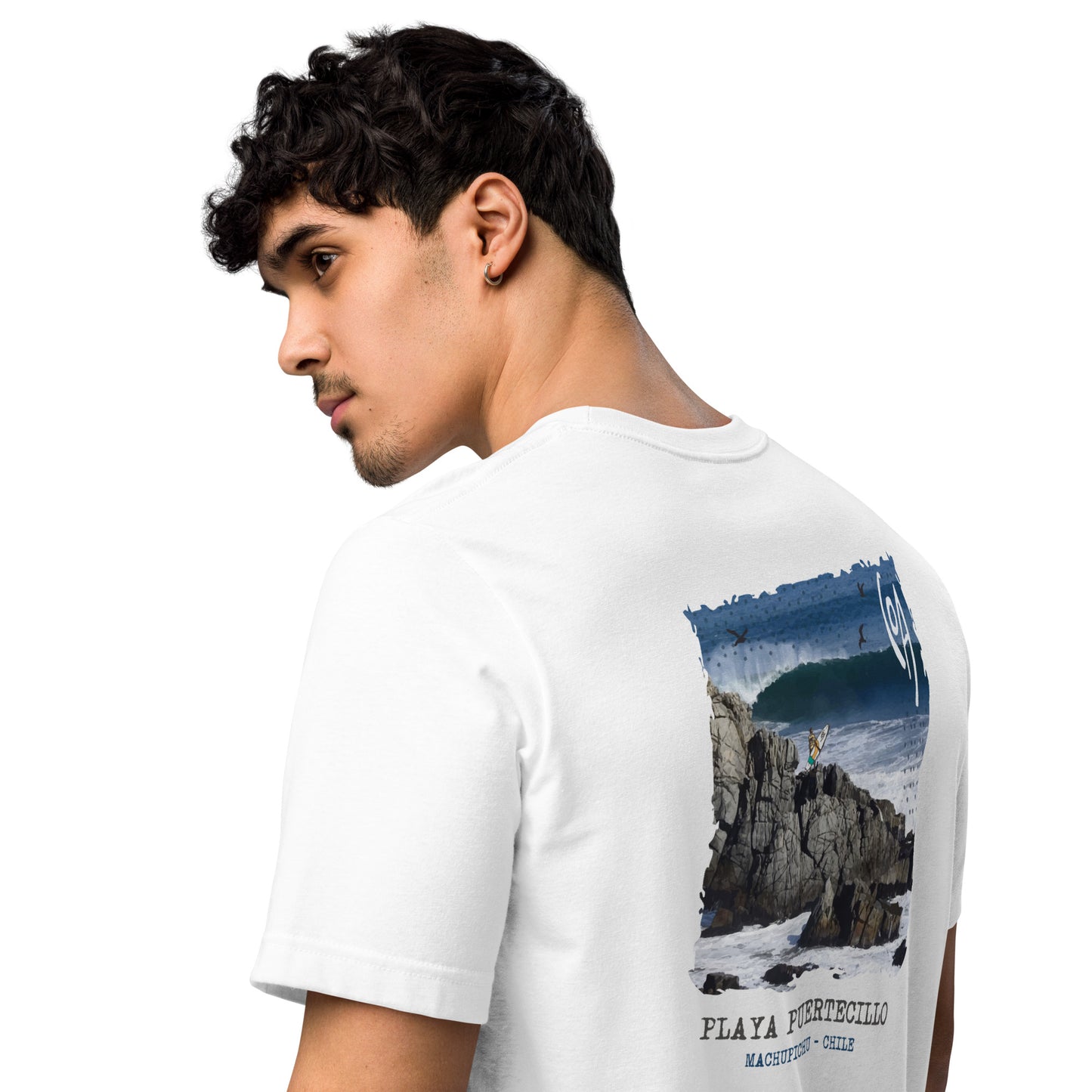 Puertecillo White eco t-shirt